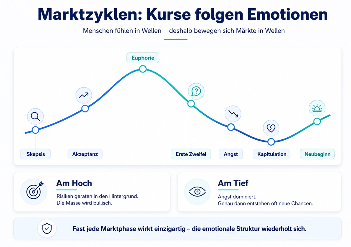 Marktzyklen, Kurse und Emotionen